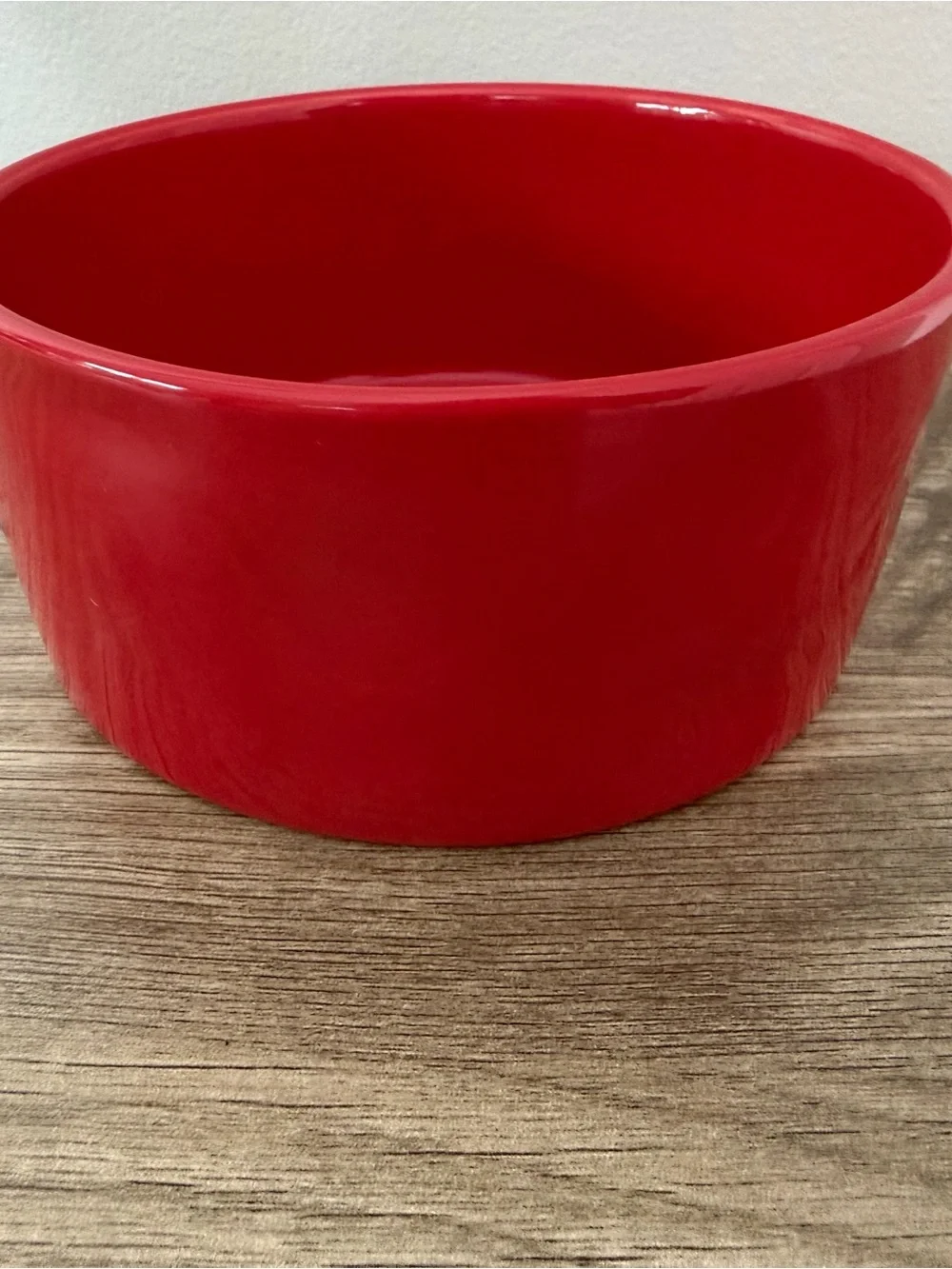 Rae Dunn Artisan Collection Ho Ho Ho Red Ceramic Pet Bowl